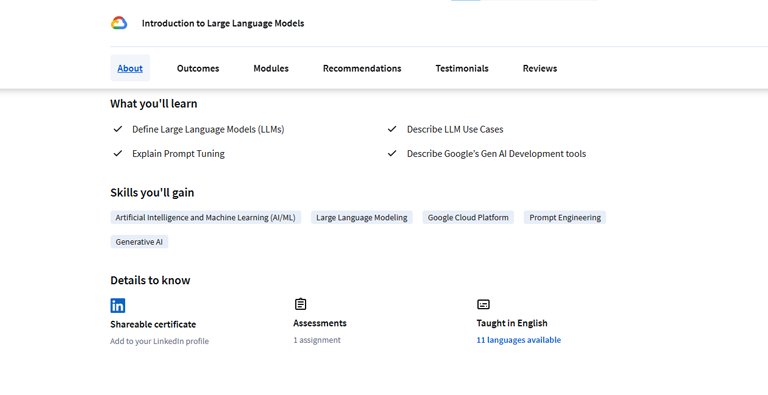 Introduction to Large Language Models