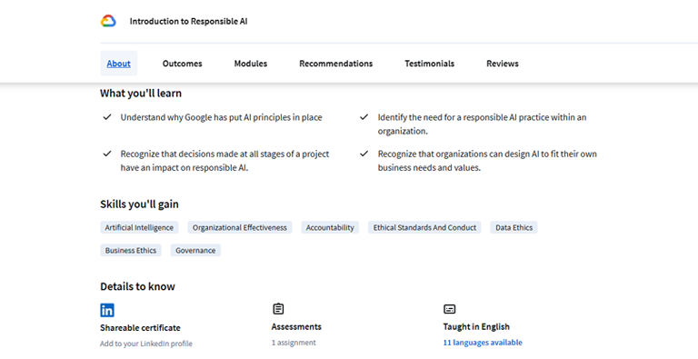 Introduction to Responsible AI