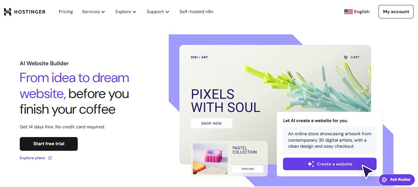 Hostinger AI Website Builder