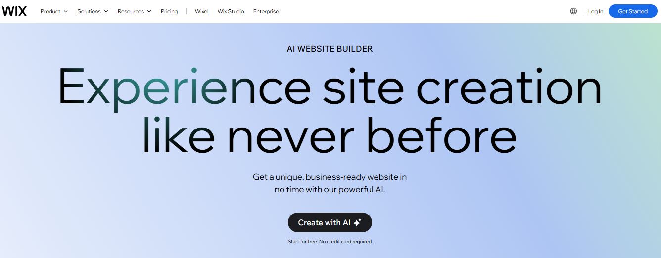 Wix AI Website Builder
