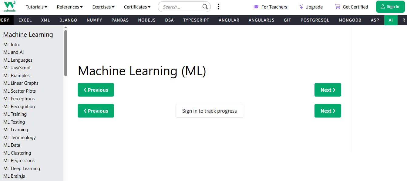 ML course