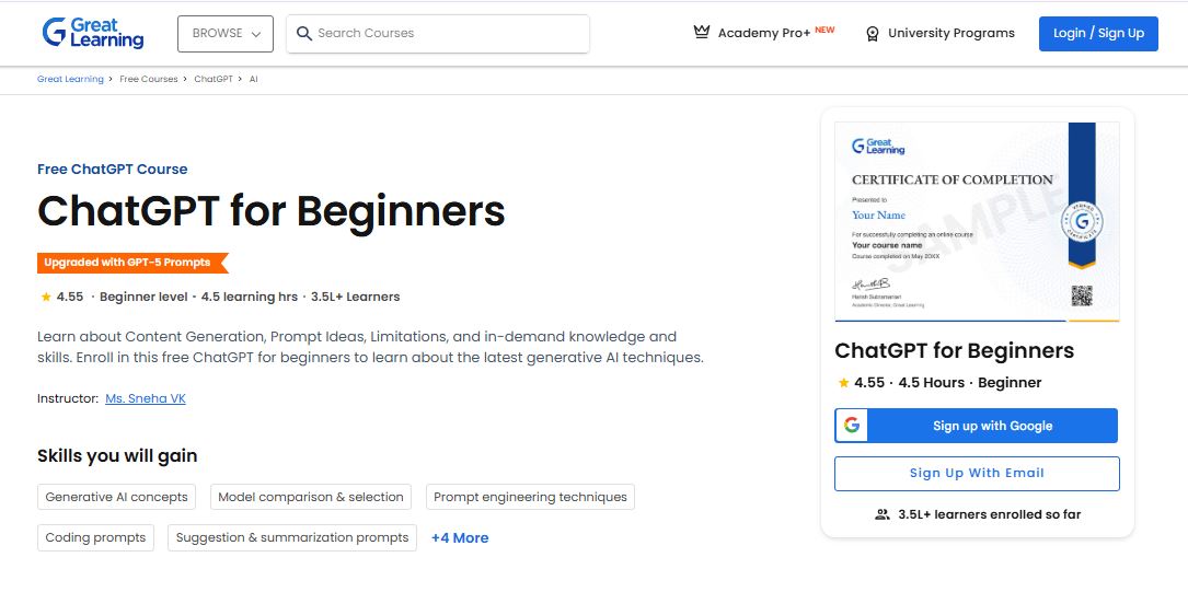 Great Learning Academy 