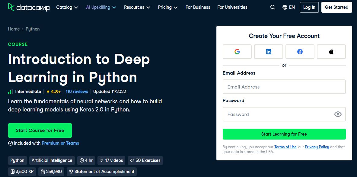 Deep Learning Courses