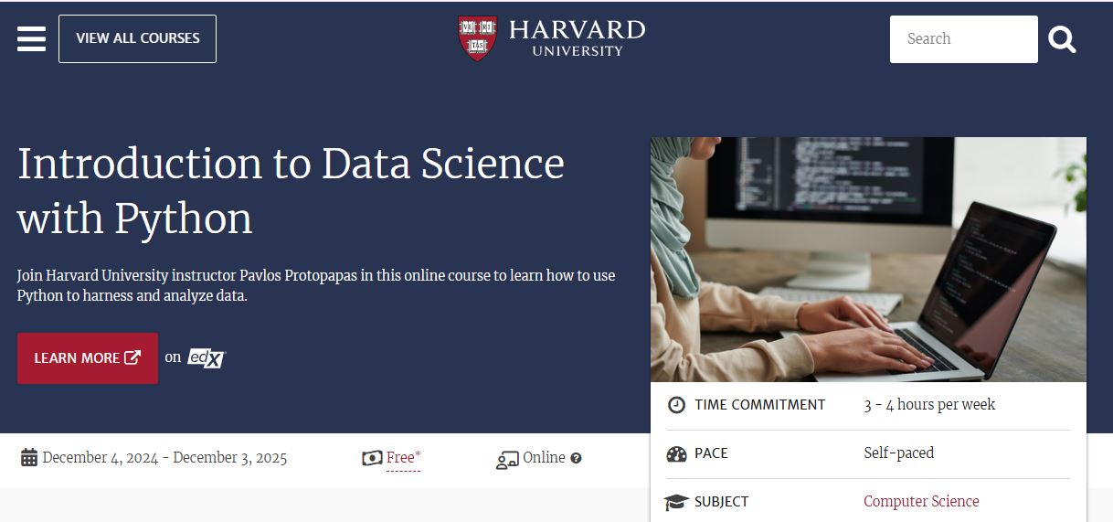 Data science course harvard university