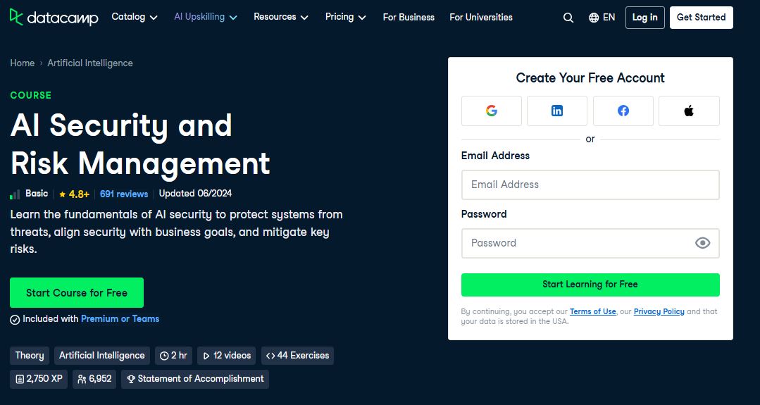 AI security certifications