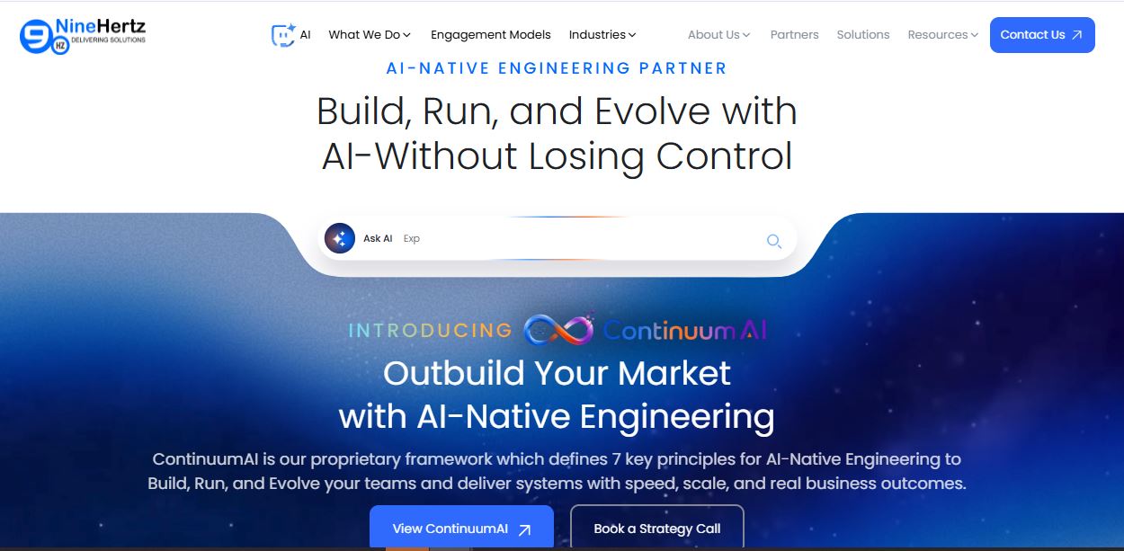generative ai development company in newton ninehertz
